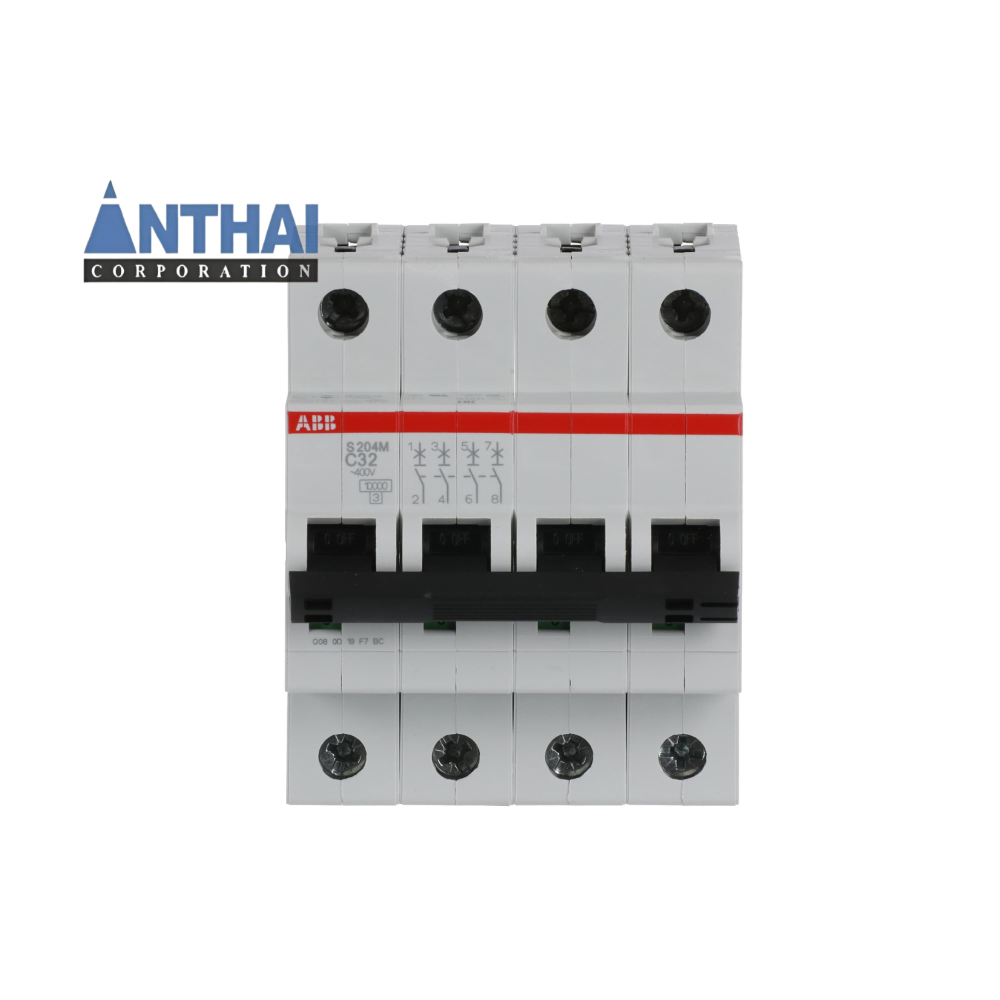 MCB ABB S204M-C10 10KA 10A 4P 2CDS274001R0104