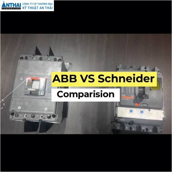 Điểm khác nhau giữa cầu dao tự động MCCB ABB và Schneider