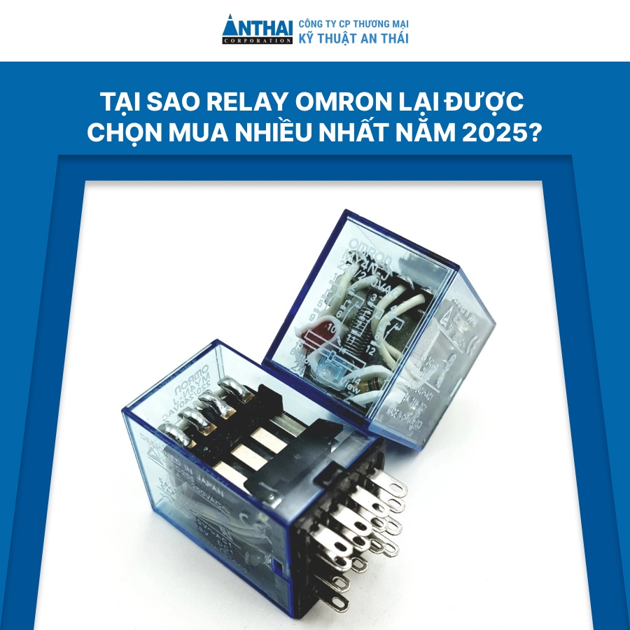 Tại sao relay Omron lại được chọn mua nhiều nhất năm 2025?